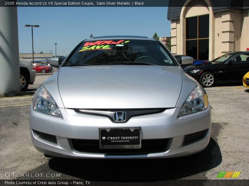 Satin Silver Metallic / Black 2005 Honda Accord LX V6 Special Edition Coupe