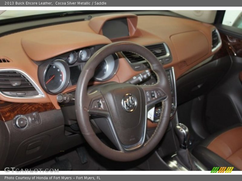 Cocoa Silver Metallic / Saddle 2013 Buick Encore Leather