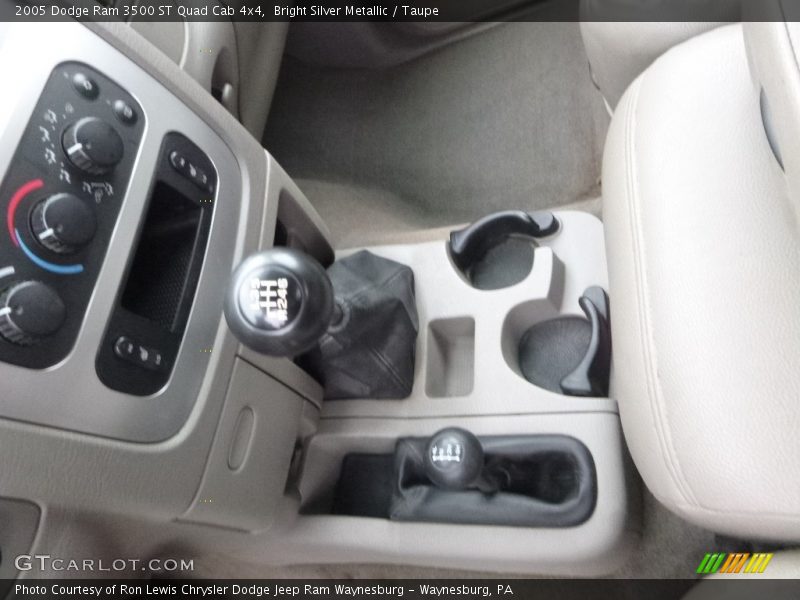 Bright Silver Metallic / Taupe 2005 Dodge Ram 3500 ST Quad Cab 4x4