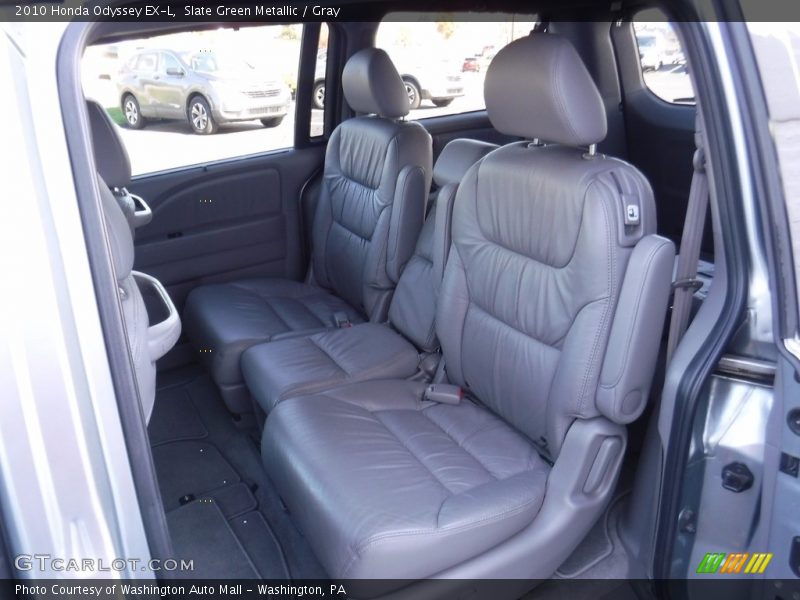 Slate Green Metallic / Gray 2010 Honda Odyssey EX-L
