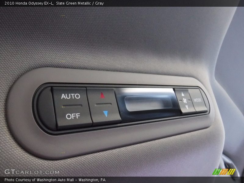 Slate Green Metallic / Gray 2010 Honda Odyssey EX-L