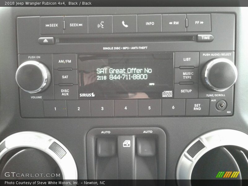 Black / Black 2018 Jeep Wrangler Rubicon 4x4