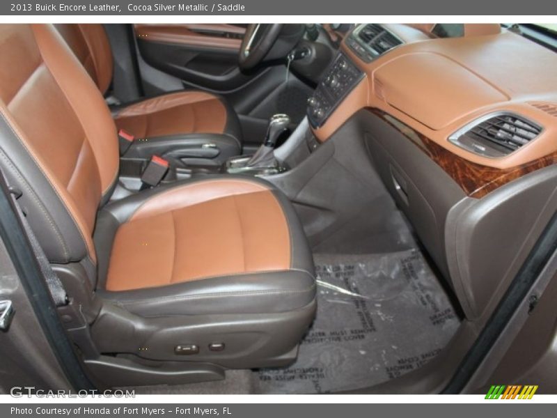 Cocoa Silver Metallic / Saddle 2013 Buick Encore Leather