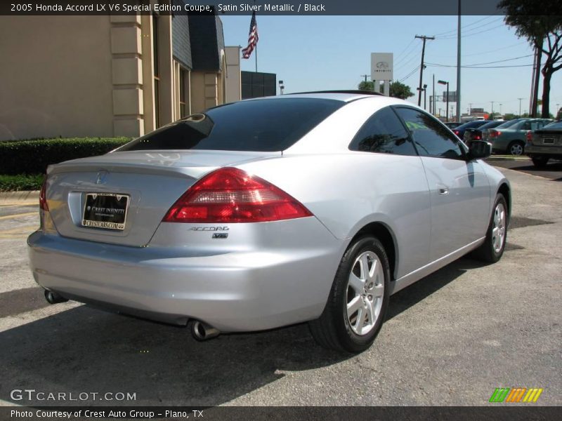 Satin Silver Metallic / Black 2005 Honda Accord LX V6 Special Edition Coupe