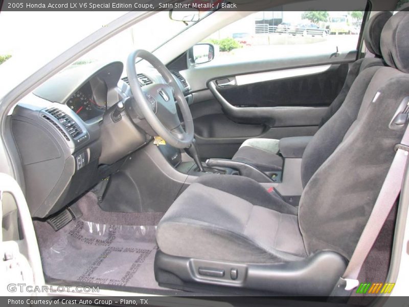 Satin Silver Metallic / Black 2005 Honda Accord LX V6 Special Edition Coupe