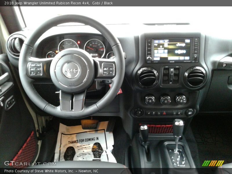 Dashboard of 2018 Wrangler Unlimited Rubicon Recon 4x4