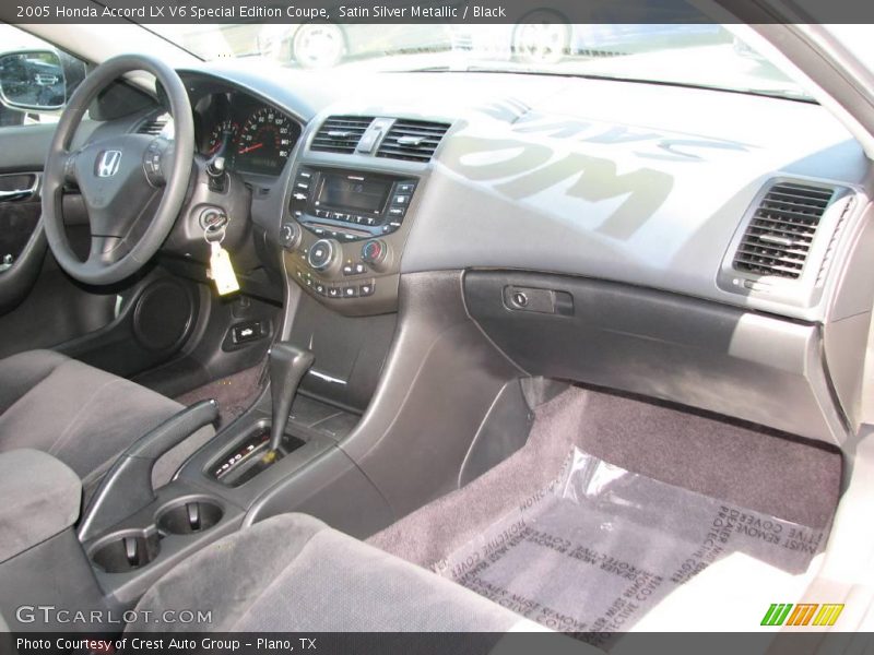 Satin Silver Metallic / Black 2005 Honda Accord LX V6 Special Edition Coupe