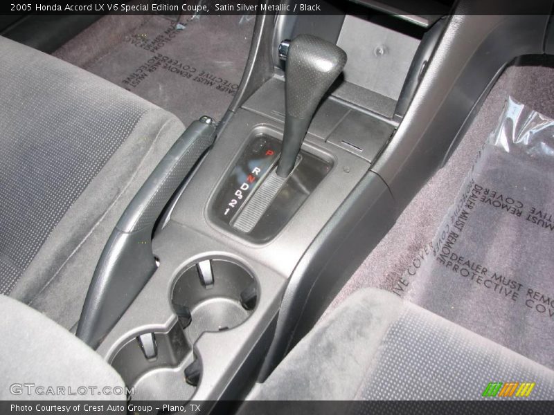 Satin Silver Metallic / Black 2005 Honda Accord LX V6 Special Edition Coupe
