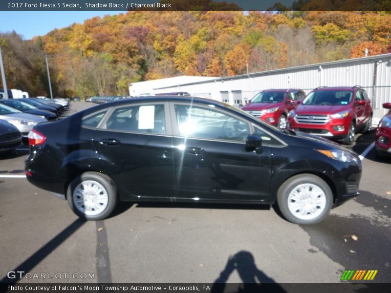 Shadow Black / Charcoal Black 2017 Ford Fiesta S Sedan