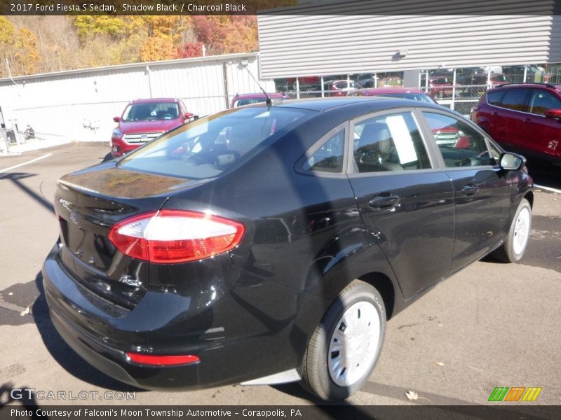 Shadow Black / Charcoal Black 2017 Ford Fiesta S Sedan
