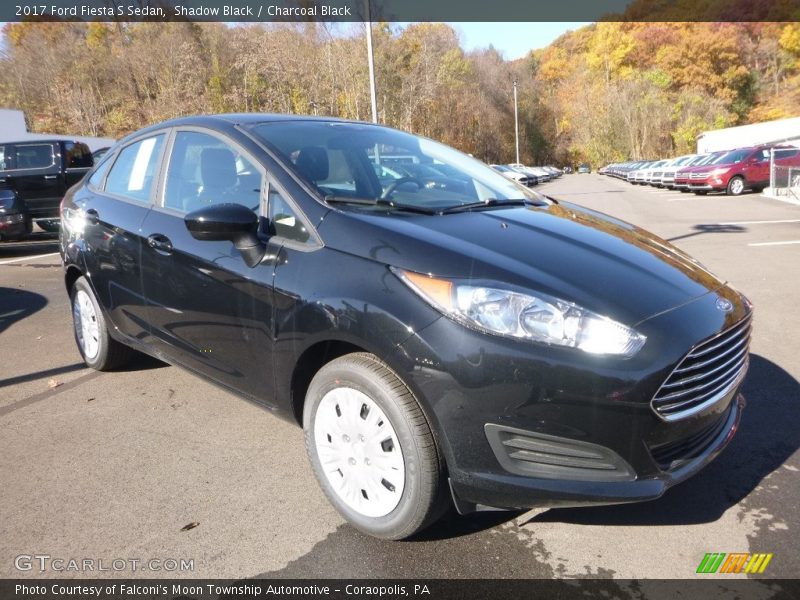 Shadow Black / Charcoal Black 2017 Ford Fiesta S Sedan