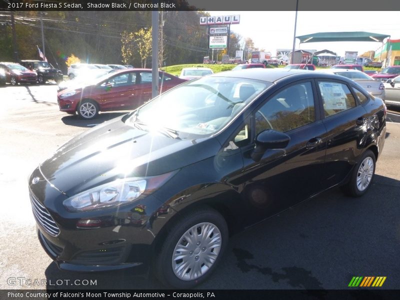 Shadow Black / Charcoal Black 2017 Ford Fiesta S Sedan