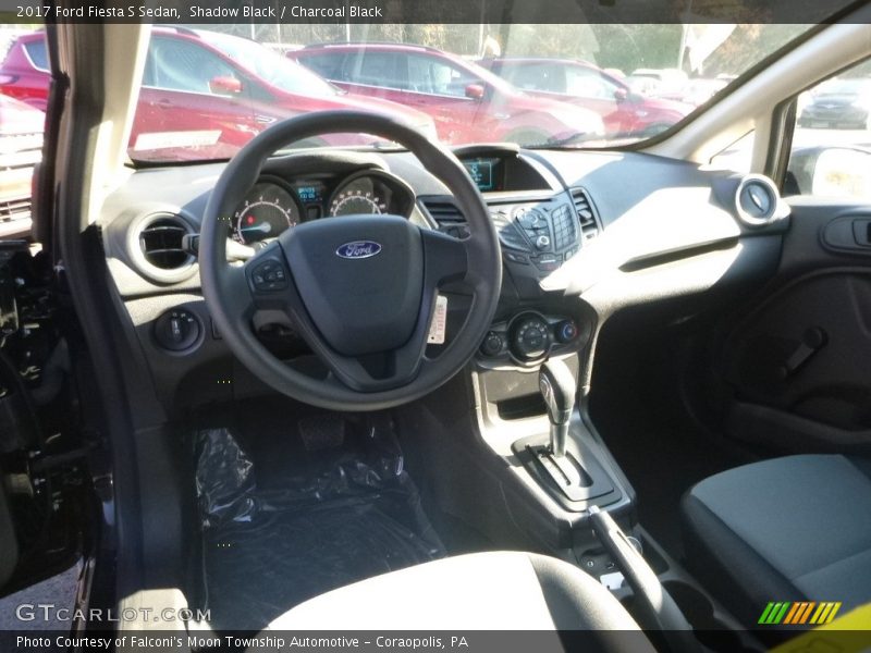 Shadow Black / Charcoal Black 2017 Ford Fiesta S Sedan
