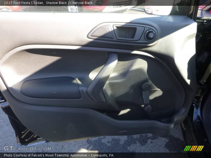 Shadow Black / Charcoal Black 2017 Ford Fiesta S Sedan