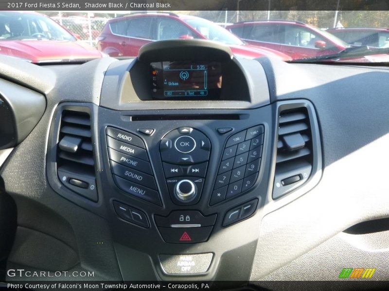 Shadow Black / Charcoal Black 2017 Ford Fiesta S Sedan