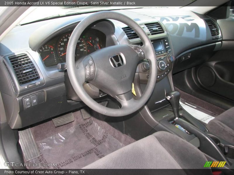 Satin Silver Metallic / Black 2005 Honda Accord LX V6 Special Edition Coupe