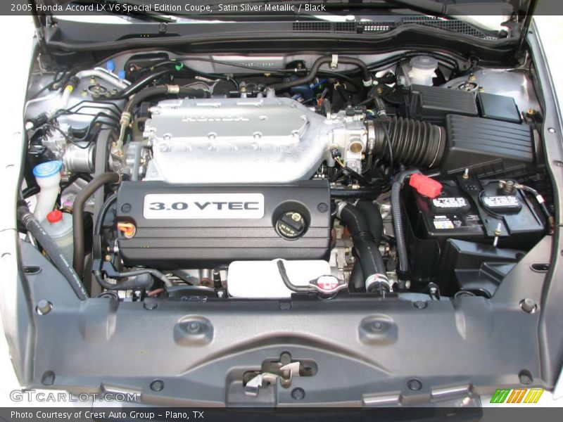 Satin Silver Metallic / Black 2005 Honda Accord LX V6 Special Edition Coupe