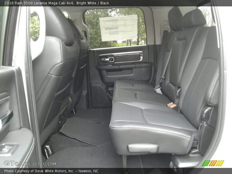 Rear Seat of 2018 3500 Laramie Mega Cab 4x4