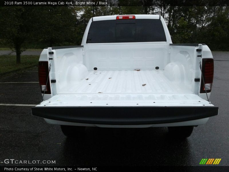 Bright White / Black 2018 Ram 3500 Laramie Mega Cab 4x4