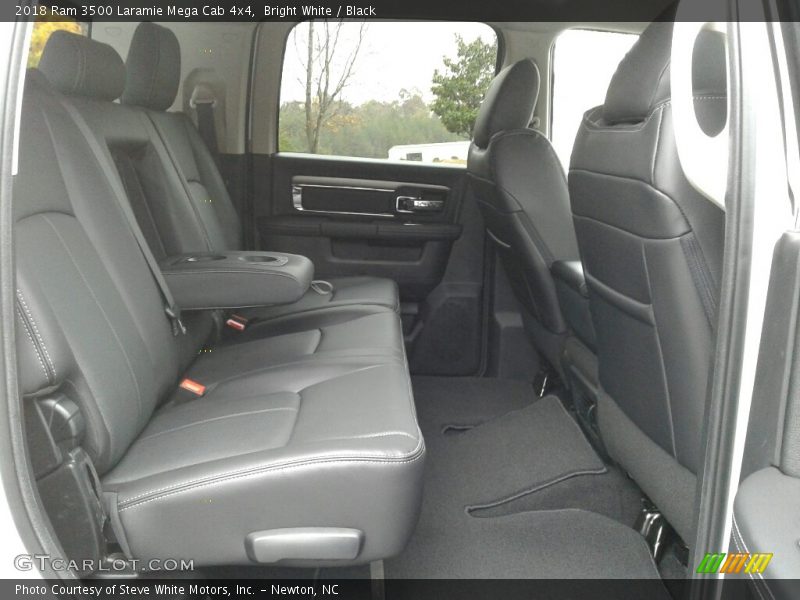 Rear Seat of 2018 3500 Laramie Mega Cab 4x4