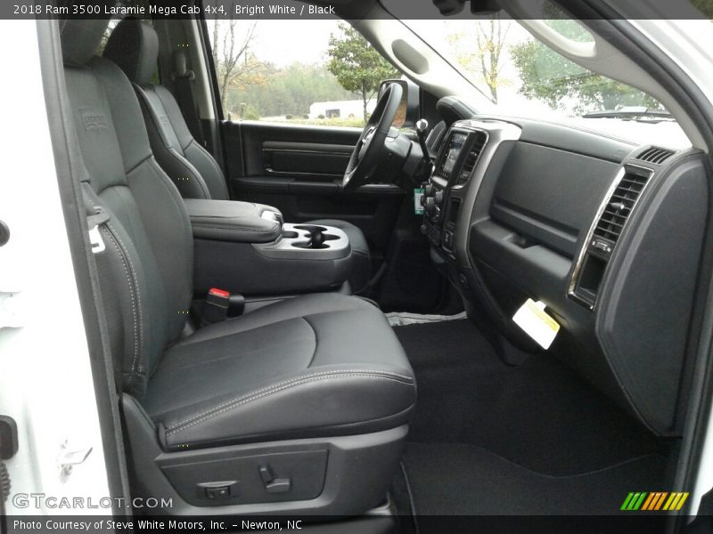 Front Seat of 2018 3500 Laramie Mega Cab 4x4