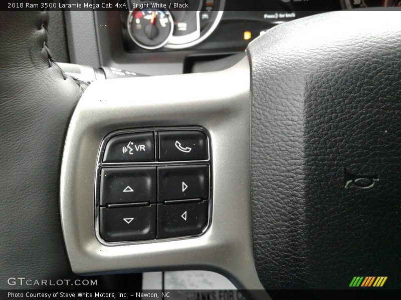 Controls of 2018 3500 Laramie Mega Cab 4x4