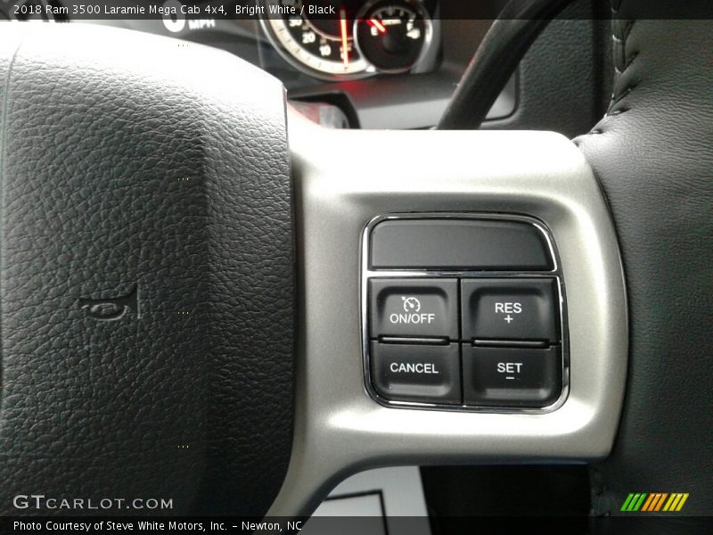 Controls of 2018 3500 Laramie Mega Cab 4x4