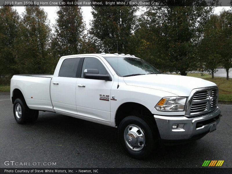  2018 3500 Big Horn Crew Cab 4x4 Dual Rear Wheel Bright White