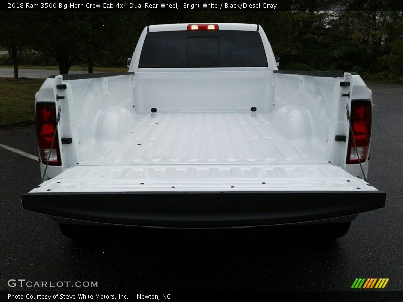 Bright White / Black/Diesel Gray 2018 Ram 3500 Big Horn Crew Cab 4x4 Dual Rear Wheel