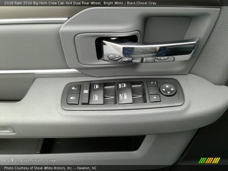 Bright White / Black/Diesel Gray 2018 Ram 3500 Big Horn Crew Cab 4x4 Dual Rear Wheel