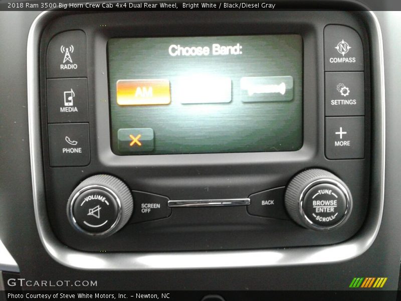 Bright White / Black/Diesel Gray 2018 Ram 3500 Big Horn Crew Cab 4x4 Dual Rear Wheel