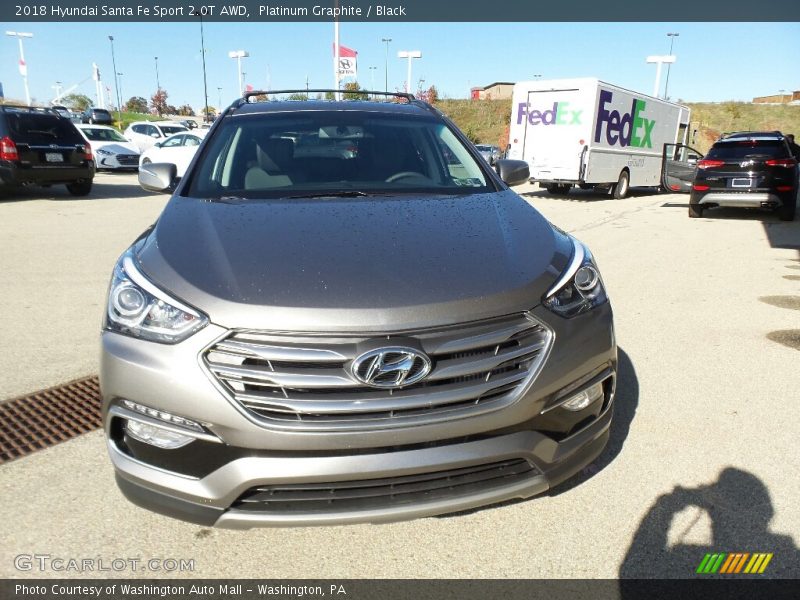 Platinum Graphite / Black 2018 Hyundai Santa Fe Sport 2.0T AWD