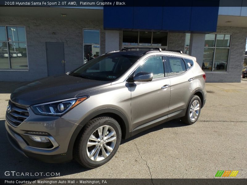 Platinum Graphite / Black 2018 Hyundai Santa Fe Sport 2.0T AWD