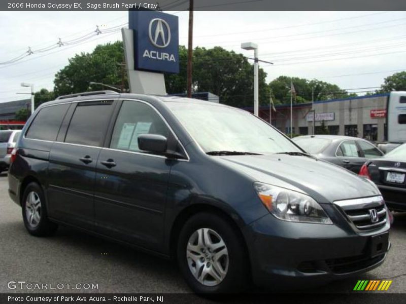 Sage Brush Pearl / Gray 2006 Honda Odyssey EX