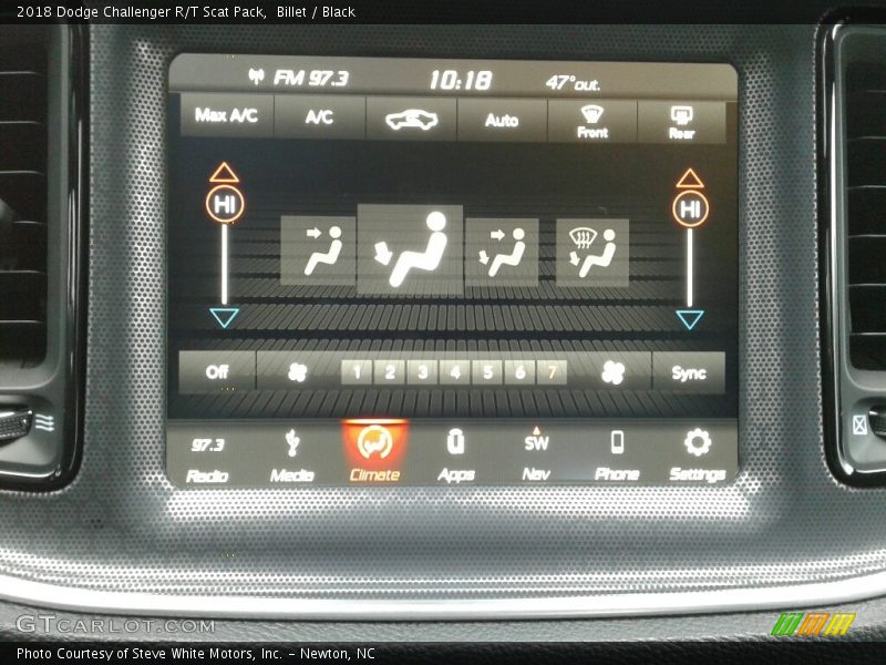 Billet / Black 2018 Dodge Challenger R/T Scat Pack
