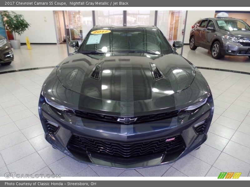 Nightfall Gray Metallic / Jet Black 2017 Chevrolet Camaro SS Coupe