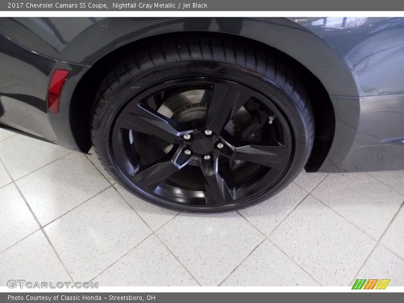 Nightfall Gray Metallic / Jet Black 2017 Chevrolet Camaro SS Coupe