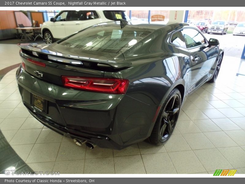 Nightfall Gray Metallic / Jet Black 2017 Chevrolet Camaro SS Coupe