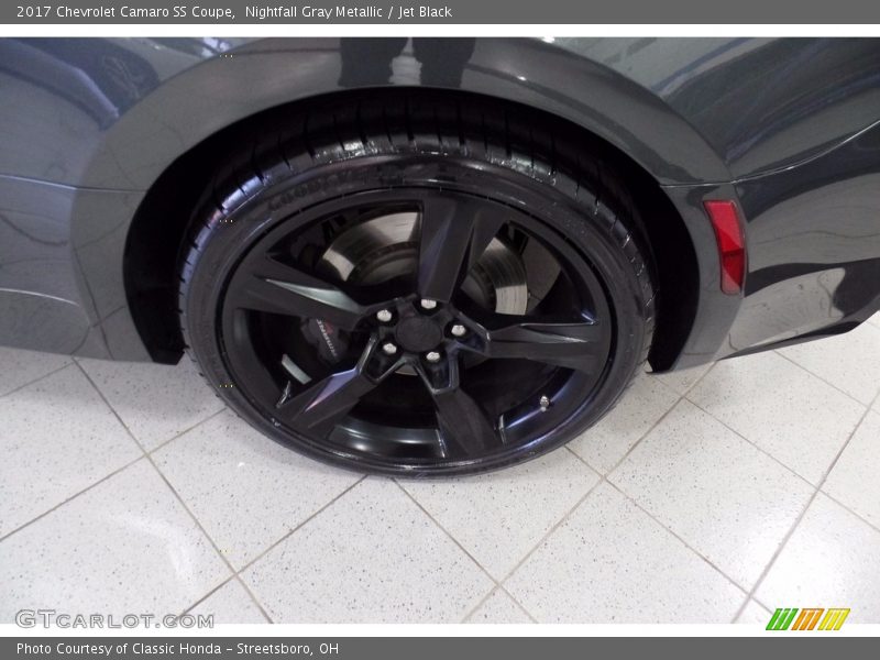 Nightfall Gray Metallic / Jet Black 2017 Chevrolet Camaro SS Coupe