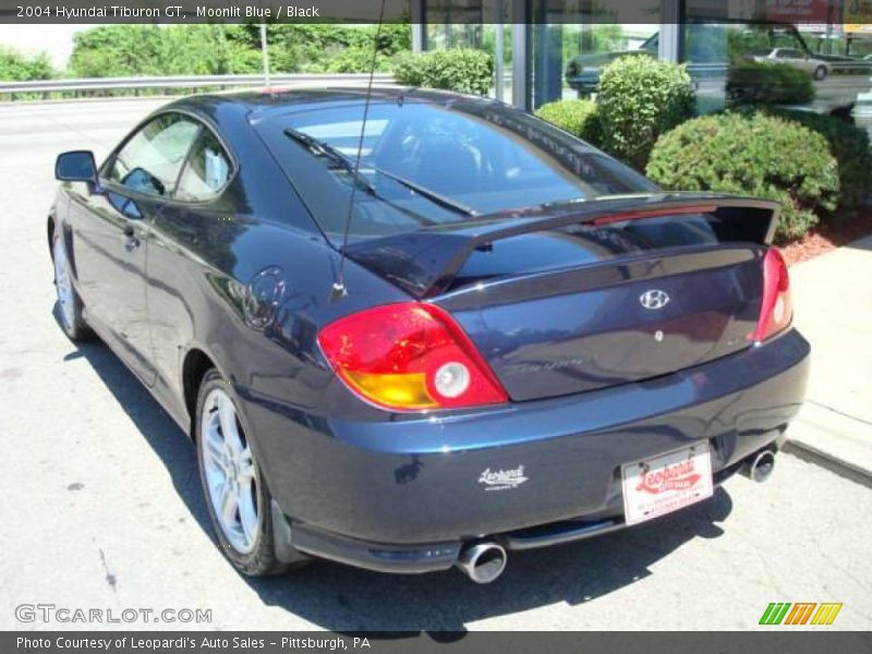 Moonlit Blue / Black 2004 Hyundai Tiburon GT