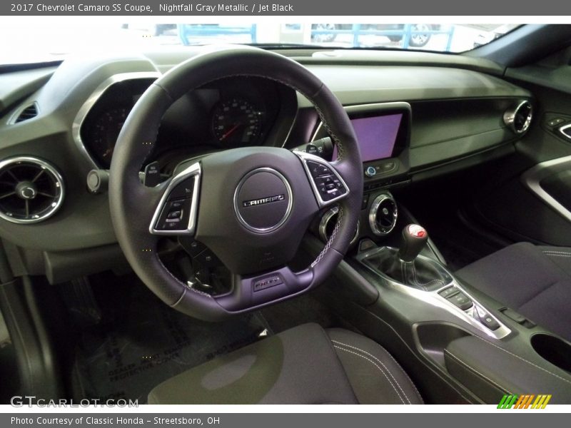 Nightfall Gray Metallic / Jet Black 2017 Chevrolet Camaro SS Coupe