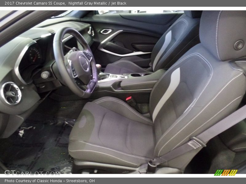 Nightfall Gray Metallic / Jet Black 2017 Chevrolet Camaro SS Coupe