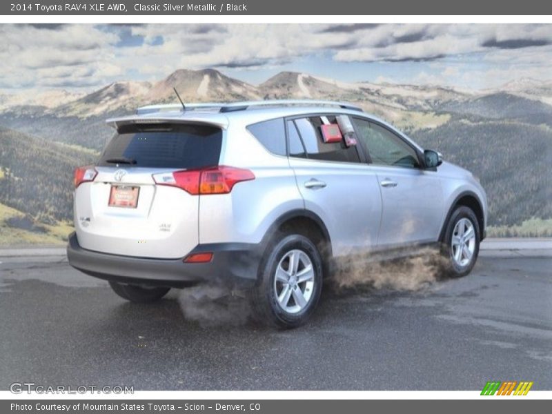 Classic Silver Metallic / Black 2014 Toyota RAV4 XLE AWD