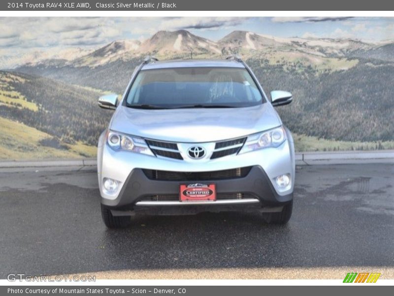 Classic Silver Metallic / Black 2014 Toyota RAV4 XLE AWD