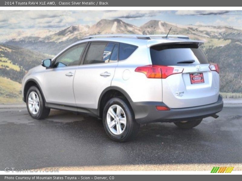 Classic Silver Metallic / Black 2014 Toyota RAV4 XLE AWD