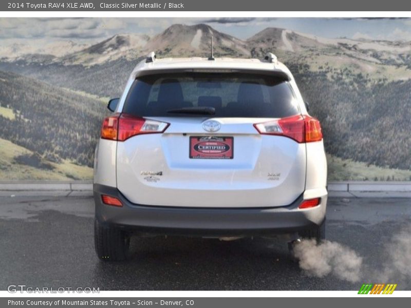 Classic Silver Metallic / Black 2014 Toyota RAV4 XLE AWD