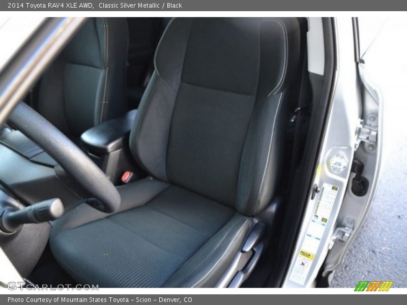 Classic Silver Metallic / Black 2014 Toyota RAV4 XLE AWD