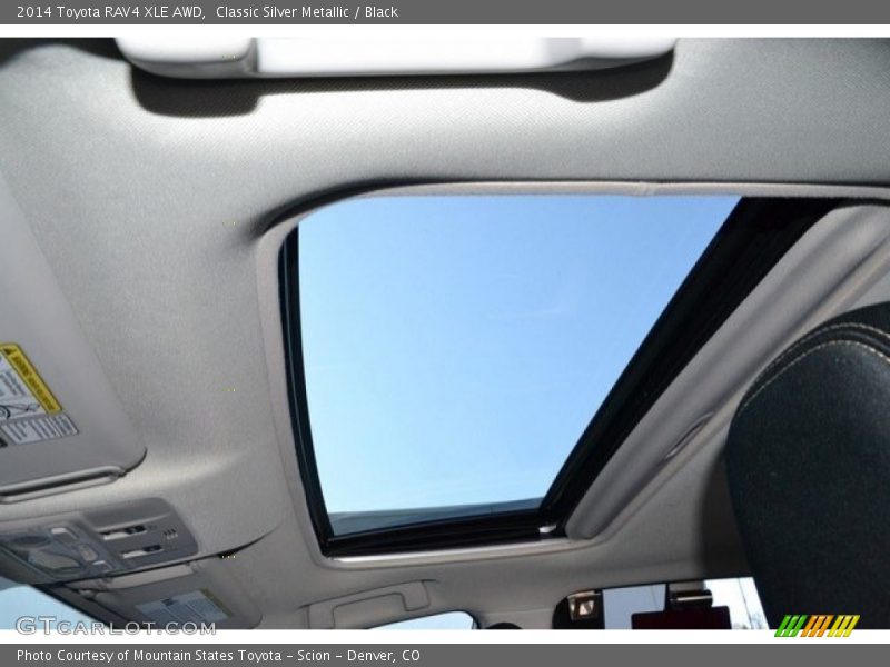 Classic Silver Metallic / Black 2014 Toyota RAV4 XLE AWD