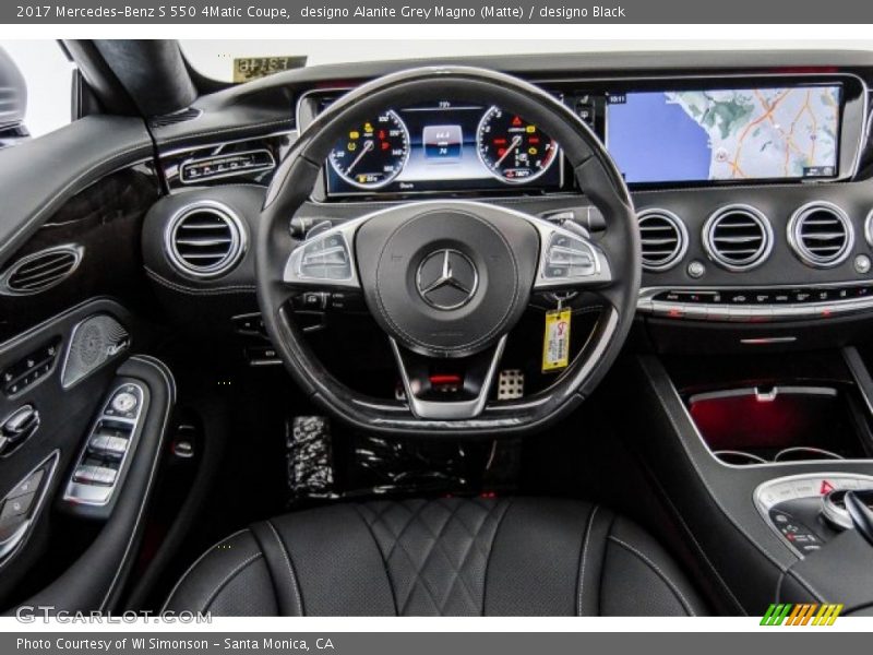 designo Alanite Grey Magno (Matte) / designo Black 2017 Mercedes-Benz S 550 4Matic Coupe