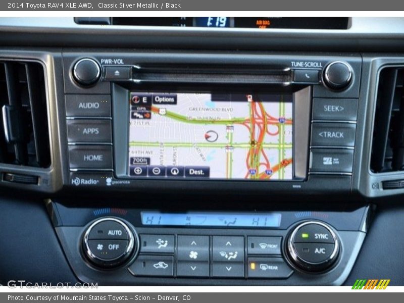 Classic Silver Metallic / Black 2014 Toyota RAV4 XLE AWD
